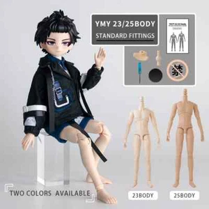 New Body Joint Doll DIY Boy 22cm 23.5cm Body for Head Doll Accessories Toy - Picture 1 of 35