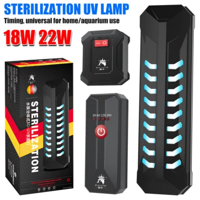 18W 22W Aquarium UV Sterilizer Light Submersible Water Clean Lamp for Fish Tank - Image 1 of 4
