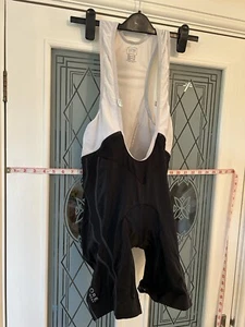 Gore Bike Wear Black & White Cycling Bib Shorts Men's Size 40 Padded - Picture 1 of 4
