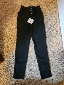 Chick Girls Size 8 Black Slim Pants NWT - Picture 1 of 3