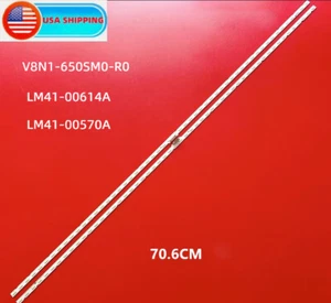 LED strip(2) for Samsung UN65NU6900 UN65RU7100 UN65NU6950F UN65RU7300 UN65NU6070 - Picture 1 of 5
