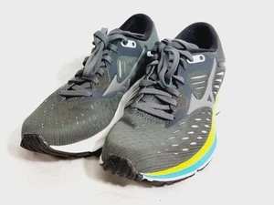 Mujer Mizuno Wave Rider 24 Gris Gris Azul Amarillo Zapatos para Correr Tenis Talla 6 - Imagen 1 de 15