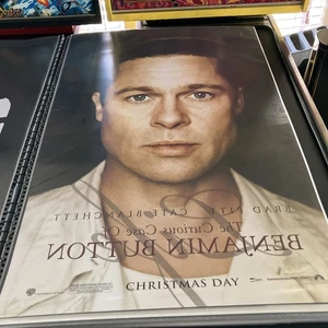 Juego de póster Curious Case of Benjamin Button DS Brad Pitt reverso + Blanchett - Imagen 1 de 24