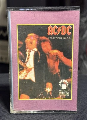 AC/DC “If You Want Blood” Cassette Tape - Image 1 of 4