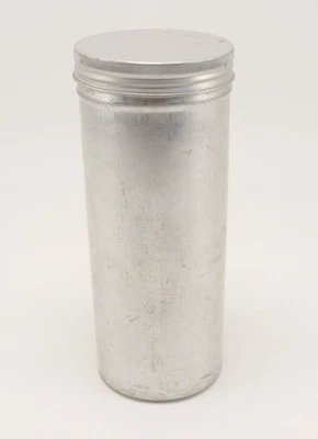 Vaso coctelera de aluminio vintage 6,25" de alto metal cocina granja decoración Foto 1 de 4