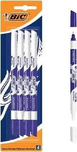 BIC Tintenkiller, 4 Stück, Tintenlöscher schmierfest, Ideal für das Büro, das Ho - Bild 1 von 6