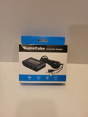 4-Port GameCube Controller Adapter for Nintendo GameCube to Switch & Wii U & PC - Image 1 of 4
