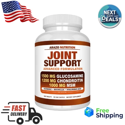 Arazo Nutrition Glucosamina Condroitina Cúrcuma MSM Boswellia Soporte Articular Foto 1 de 4