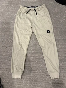 Abercrombie Boys Cream Fleece Lined Joggers 13/14 - Picture 1 of 3