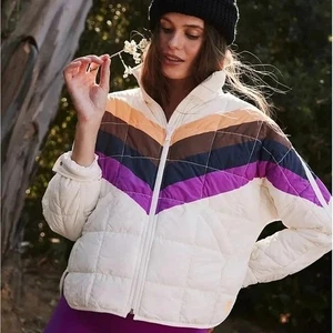Free People x Hatch Puffer Jacket Womens L Maternity Outdoors Retro Insulated - Picture 1 of 8
