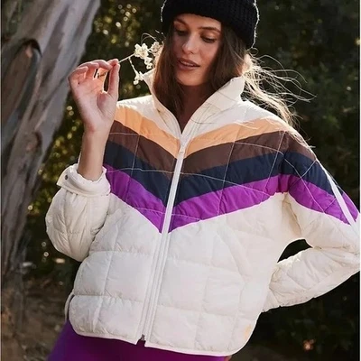 Free People x Hatch Puffer Jacket Womens L Maternity Outdoors Retro Insulated - Image 1 of 4
