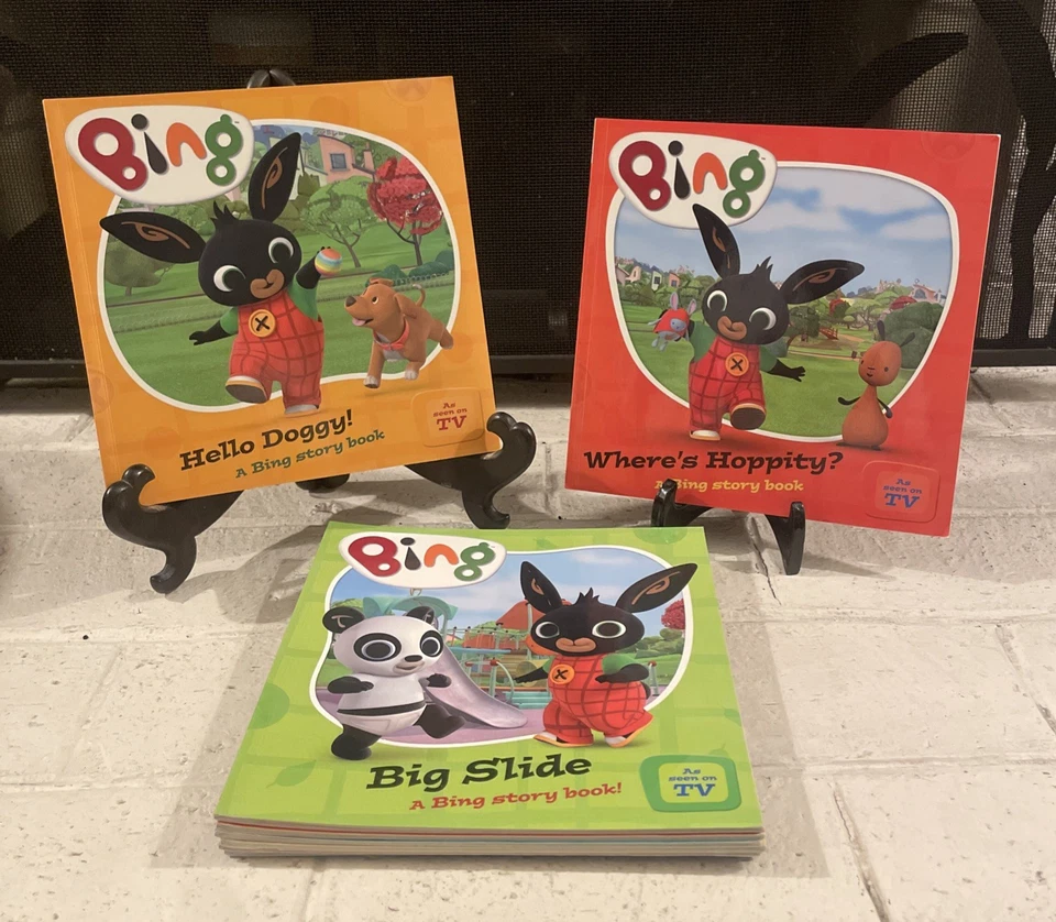 A Bing Story Book (As Seen On TV): 8-Bing Bunny Children Story Book lot - Image 1 of 4
