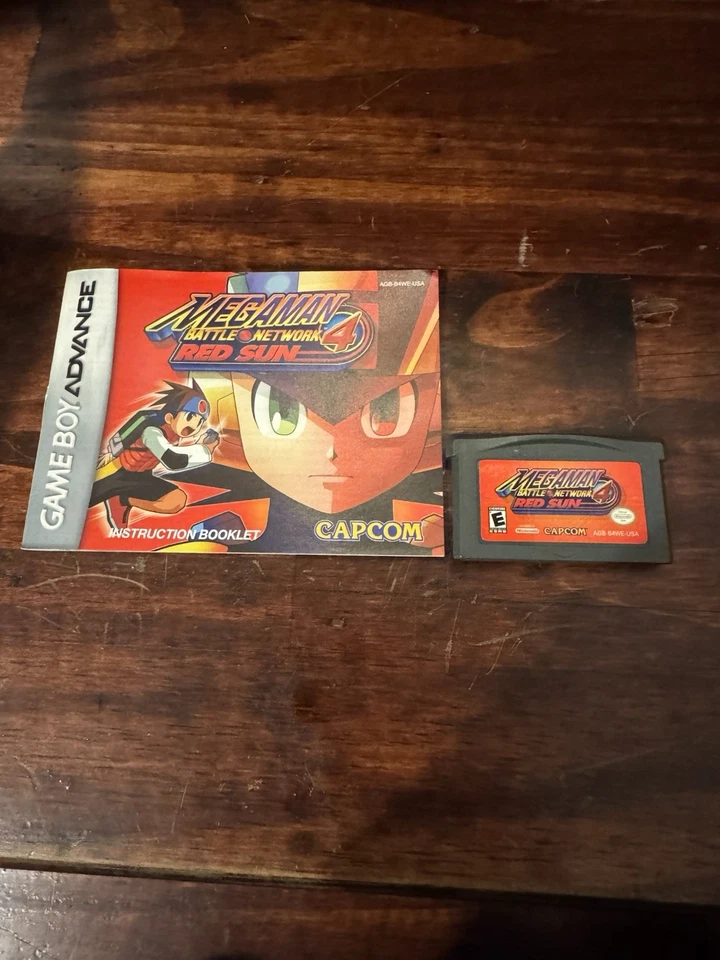 Mega Man Battle Network 4: Red Sun (Nintendo Game Boy Advance) With Manual - Image 1 of 4