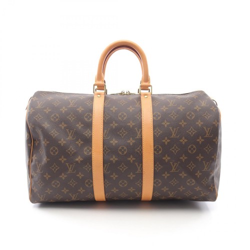 LOUIS VUITTON（LV） Borsa Louis Vuitton Keepol 45 Monogram Boston rivestita in pelle tela M41428 r27_ Nq