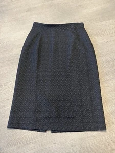 MM.LAFLEUR Dorchester Glyph Jaquard Rock Größe 8 schwarz neu mit Etikett - Bild 1 von 10