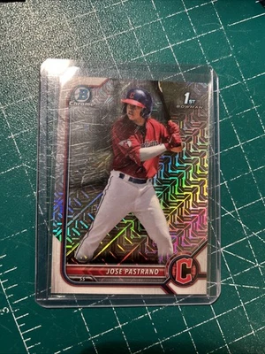 2022 Bowman Chrome Mega # Bcp-21 Jose Pastrano Rc  - Image 1 of 2