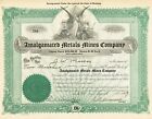 Usa Amalgamated Metals Mines Co. Stock Certificate/Bond 1929 Montana