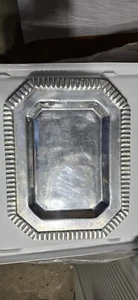 13" x 10" Solid Cast Aluminum Serving Tray Platter decoration - Picture 1 of 6