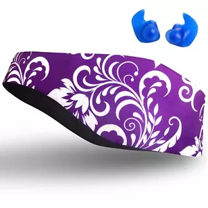 Swimming Headband & Silicone Earplugs – Design Ear Band to Protect Swimmer's ... - Picture 1 of 7
