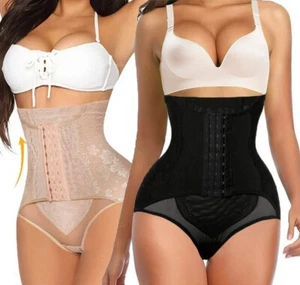 Women High Waist Body Shaper Shorts Slim Tummy Control Shapewear Knickers Pants - Picture 1 of 24