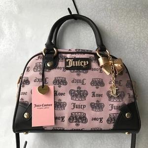 Juicy Couture Vintage Couture Bowler Rosa Diamante Precio de venta sugerido por el fabricante 99 USD - Imagen 1 de 12
