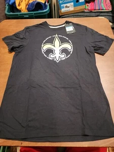 New Orleans Saints The Nike Tee Dri-Fit Men's MEDIUM S/S Black T-Shirt NWT. SB23 - Picture 1 of 9