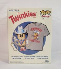 Funko Pop! Tees Hostess Twinkies Golden Sponge Cream Filled & T-shirt Sz Large
