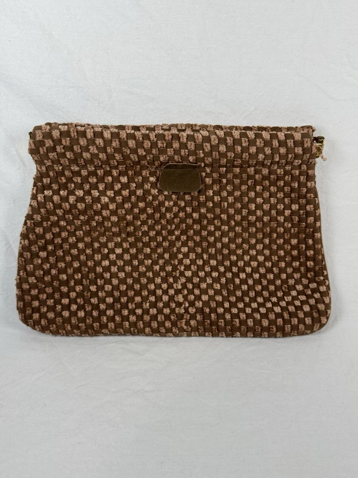 Bolso sin asas de maquillaje Magid vintage estilo años 70/80 azul claro hecho en Italia Foto 1 de 4