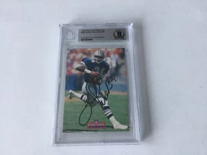 Herschel Walker Signed Autographed Card Slabbed Encapsulated Beckett BAS COA a - Picture 1 of 2