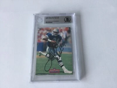 Herschel Walker Signed Autographed Card Slabbed Encapsulated Beckett BAS COA a - Image 1 of 2