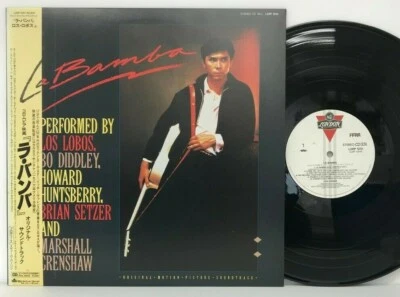 OST – La Bamba LP 1987 Japan London Records Los Lobos Brian Setzer Latin w/ obi - Image 1 of 2