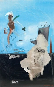 YVES TANGUY Art Poster or Canvas Print "COMPOSITION" - Picture 1 of 1