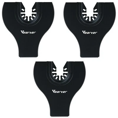 3tlg Kohlenstoffstahl Oszillierende Multi-Tool Sägeblatt Für Holz Kunststoff PVC - Bild 1 von 4