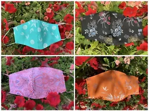 Silk Face Mask Beautiful, Pretty, Fashion, Gift, Satin, Luxury, Wedding Mask - Picture 1 of 47