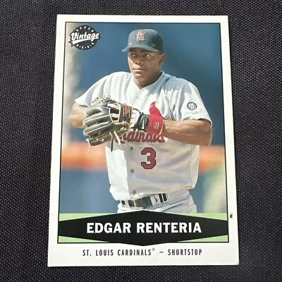 2004 Upper Deck Vintage Edgar Renteria #185 - Image 1 of 3