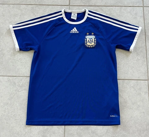 Adidas Argentina 2010 FIFA World Cup Jersey Away Football Shirt AFA Size Small Cover