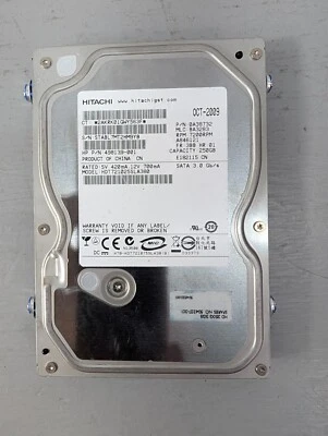 Hitachi 250gb HDT721025SLA380 Hard Drive 7200 RPM SATA 3.0 Gb/s - Image 1 of 4
