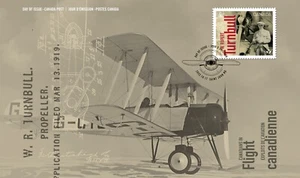 TURNBULL'S PROPELLER * CANADIANS IN FLIGHT-2 * FDC Canada 2022 - Imagen 1 de 2