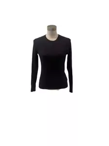 Einmal getragen Brooks Brothers dunkelblau klassischer Pullover mit Zopfmuster und Rundhalsausschnitt XS - Bild 1 von 8