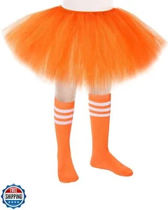 5 Layered Tutu Skirt for Kids Tulle Tutu Skirt with Tube Socks Princess Runne - Picture 1 of 5