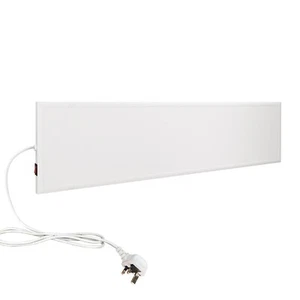 160W Infrared Heating Panel Indoor Radiant Wall Mount Heater with Switch - White - Picture 1 of 5