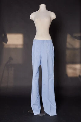 1980s Blue Pin Stripe Deadstock Pants - Image 1 of 4