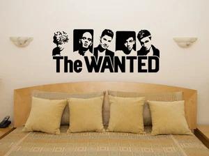 The Wanted Group Band Musik Sänger Kinderzimmer Aufkleber Wandsticker Bild - Bild 1 von 6