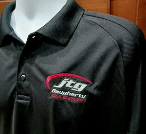 JTG Daugherty Racing Team Issued 2XL Polo Shirt NASCAR Stenhouse Preece Buescher - Picture 1 of 7