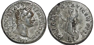 DOMITIEN Denier IMP XXII COS XVI - CENS P P P.  +92 ROME - Imagen 1 de 1