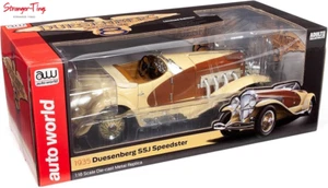 AutoWorld AW305 1:18 1935 Duesenberg SSJ Speedster Yukon Gold & Chocolate Br - Picture 1 of 3