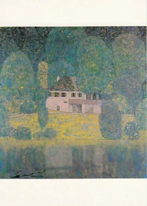 Cartolina artistica: Gustav Klimt - Litzlbergkeller am Attersee - Foto 1 di 1