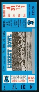 1985 Liberty Bowl Game Ticket Stub Baylor Bears vs. LSU (PSU tribute) 137092 - Bild 1 von 2