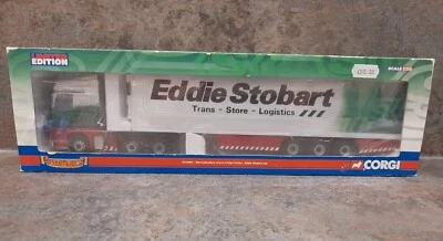 CORGI EDDIE STOBART CC13801 MERCEDES-BENZ ACTROS FRIDGE TRAILER H2601 LTD ED - Image 1 of 4