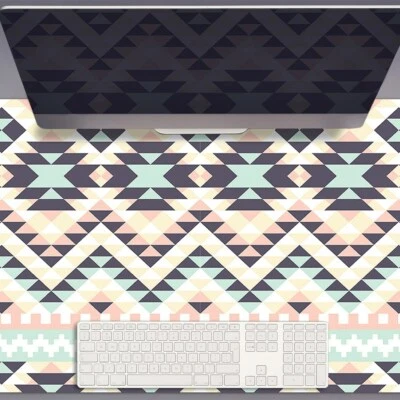 Tischunterlage Schreibtischunterlage für Büro Ethnisches Design 90x45 - Bild 1 von 4
